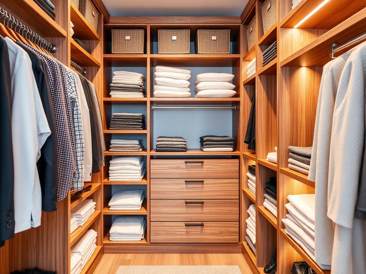 Beautifully organized closet