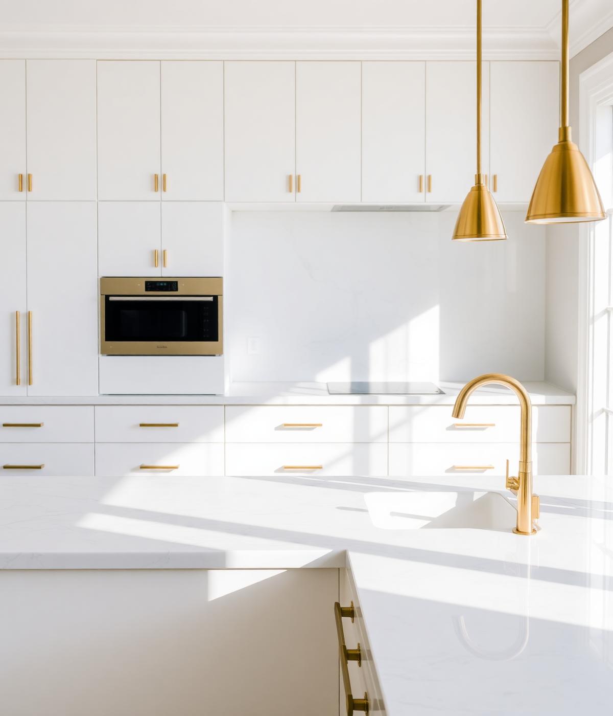 Sparkling clean modern kitchen